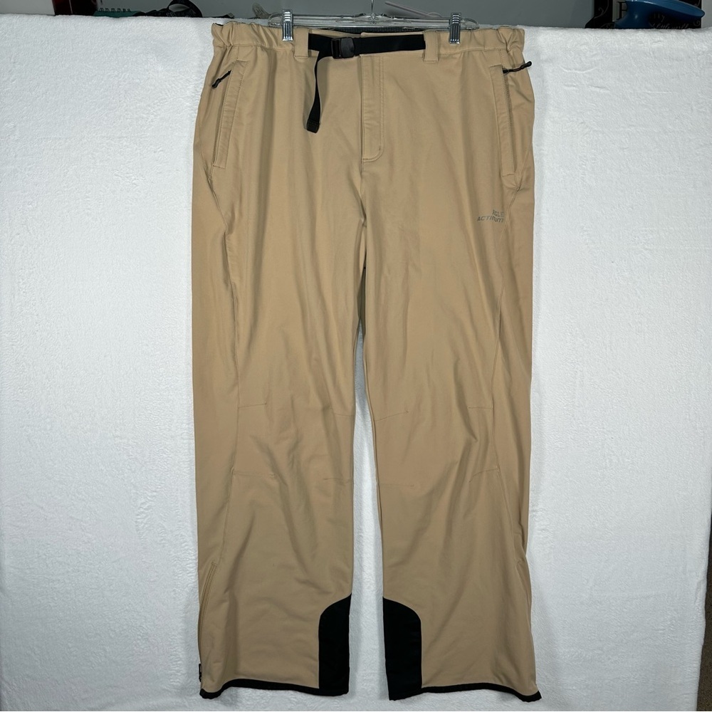 Aigle Actimum All Weather Shell Tan‎ Pants Size 40x32  Waterproof Activewear